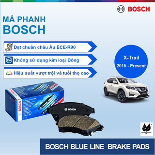 MÁ PHANH TRƯỚC BOSCH BLUE LINE NISSAN XTRAIL ĐỜI 2015 ĐẾN NAY [LM]