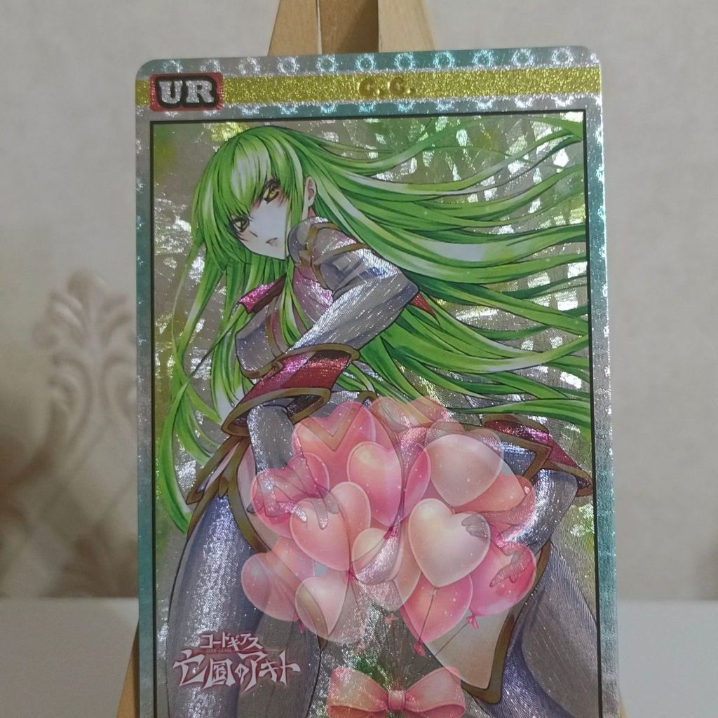 Lelouch Nogami Bạch đàn c.c.c. Nửa Dày Flash Vàng Ký Flash Thẻ Flash Nửa Dày 86 * 59MM