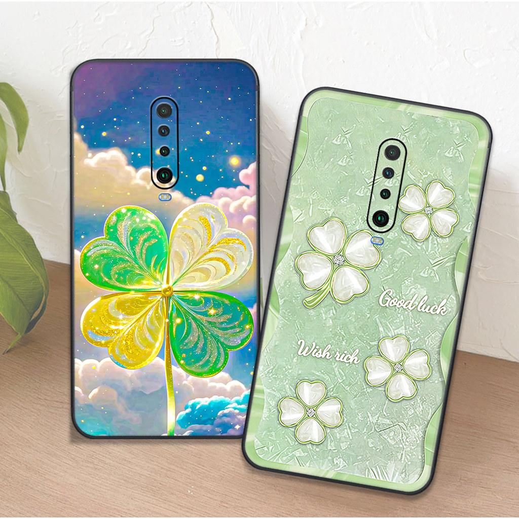 Ốp lưng dành cho Xiaomi Redmi K30 / Redmi K30 5G in hình hoa cỏ 4 lá clover case