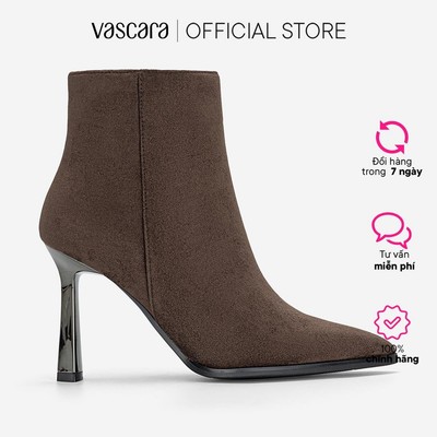 Vascara Giày Ankle Boots Gót Nhọn - BOT 0951