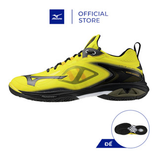  Giày Cầu Lông Unisex Mizuno Wave Claw Neo 3 - Đen Vàng - 71GA247327 