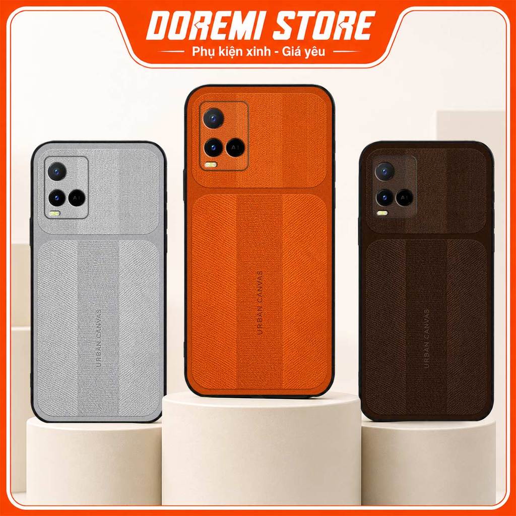 Ốp lưng Vivo Y21 / Y21s / Y33s phong cách Urban Canvas, bảo vệ camera