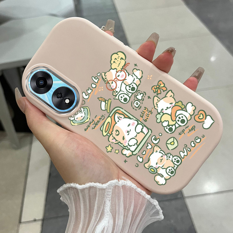 Ốp Lưng OPPO A58 5G A78 5G A58X 5G A1X A2X 5G A78 A79 5G A2 5G Case đáng yêu Động vật