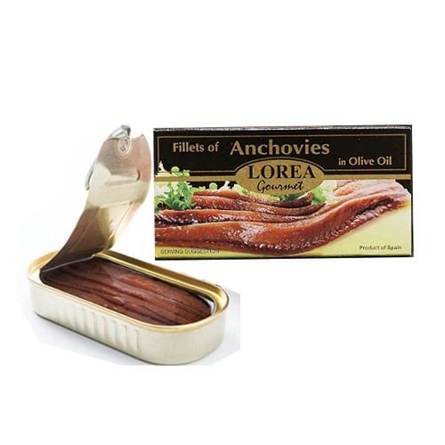 Phi lê cá cơm ngâm dầu olive Lorea Gourmet 50g