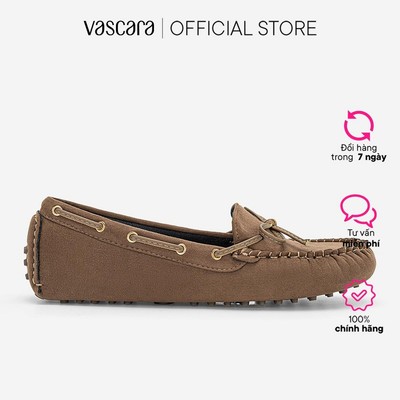 Vascara Giày Moccasins Nhấn Nơ Trang Trí - MOI 0111