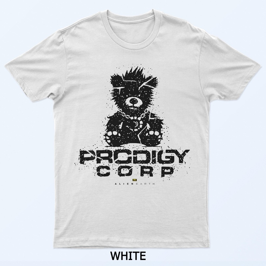 2025 bánh quế cho bạn bè Alien Earth Prodigy Corp Gấu Đau khổ Logo Áo thun XS-3XL 1 cotton cổ chữ o