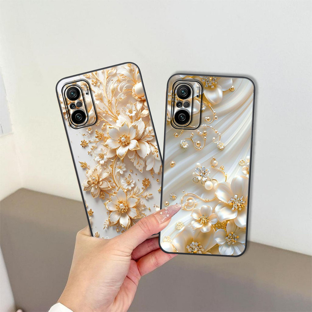 Ốp lưng Xiaomi Redmi K40 / K40 Pro / K40 Gaming in hình hoa xinh LUNA CASE