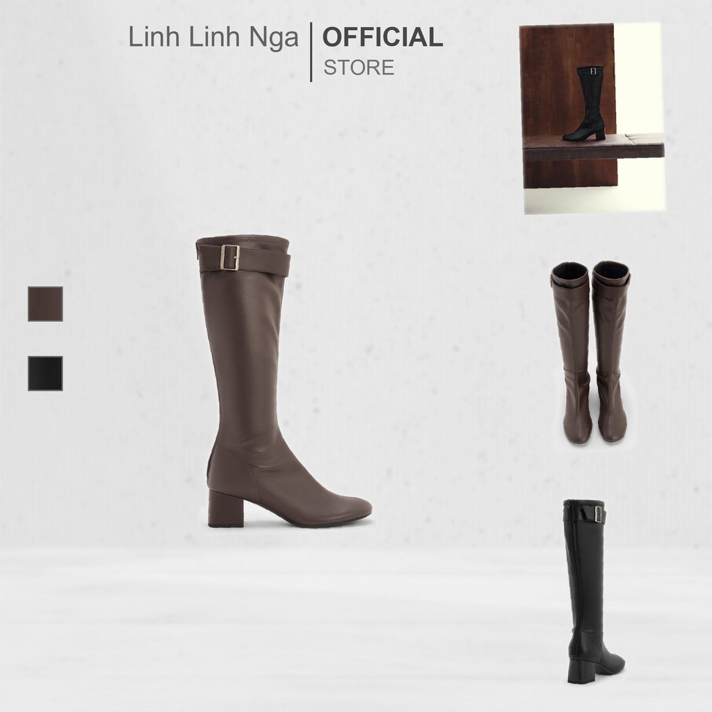 Bốt С&Κ Gerry Buckled Knee-High Boots - CK1-91720036 chính hãng đủ bill