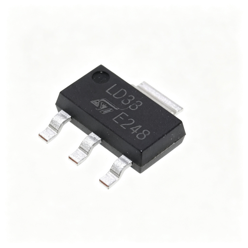 Chính hãng LD1117S33CTR SOT-223 Bộ điều chỉnh điện áp cố định Chip LDO
