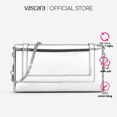 Vascara Clutch Ánh Kim Phối Dây Xích - CLU 0139