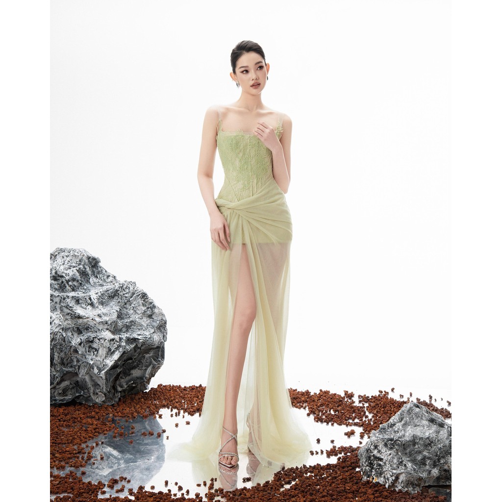 BYDI DESIGN Nan Dress | Đầm Dạ Hội Dự Tiệc Cao Cấp Thiết Kế Corset Xẻ Đùi Gợi Cảm Sang Trọng