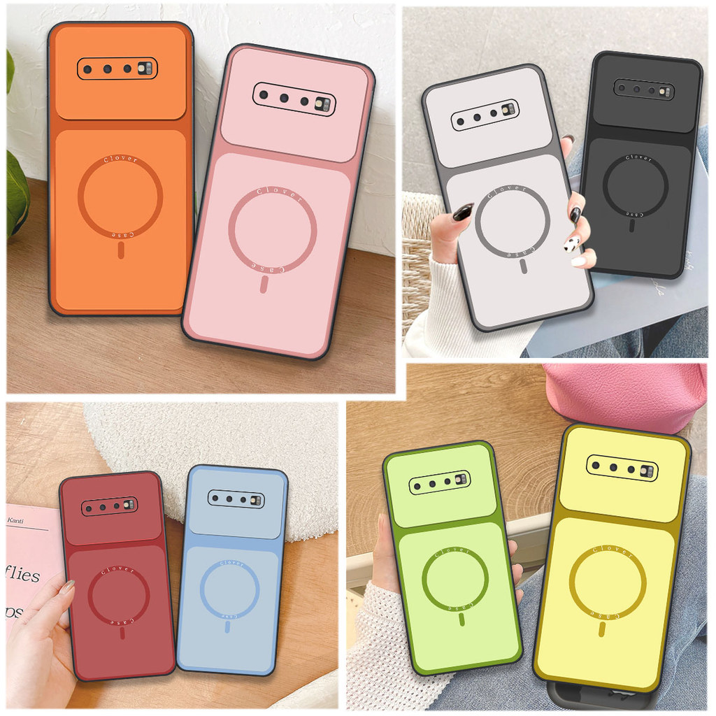 Ốp lưng dành cho Samsung S10 / S10 5G / S10 Plus / S10+ in hình vòng tròn basic clover case