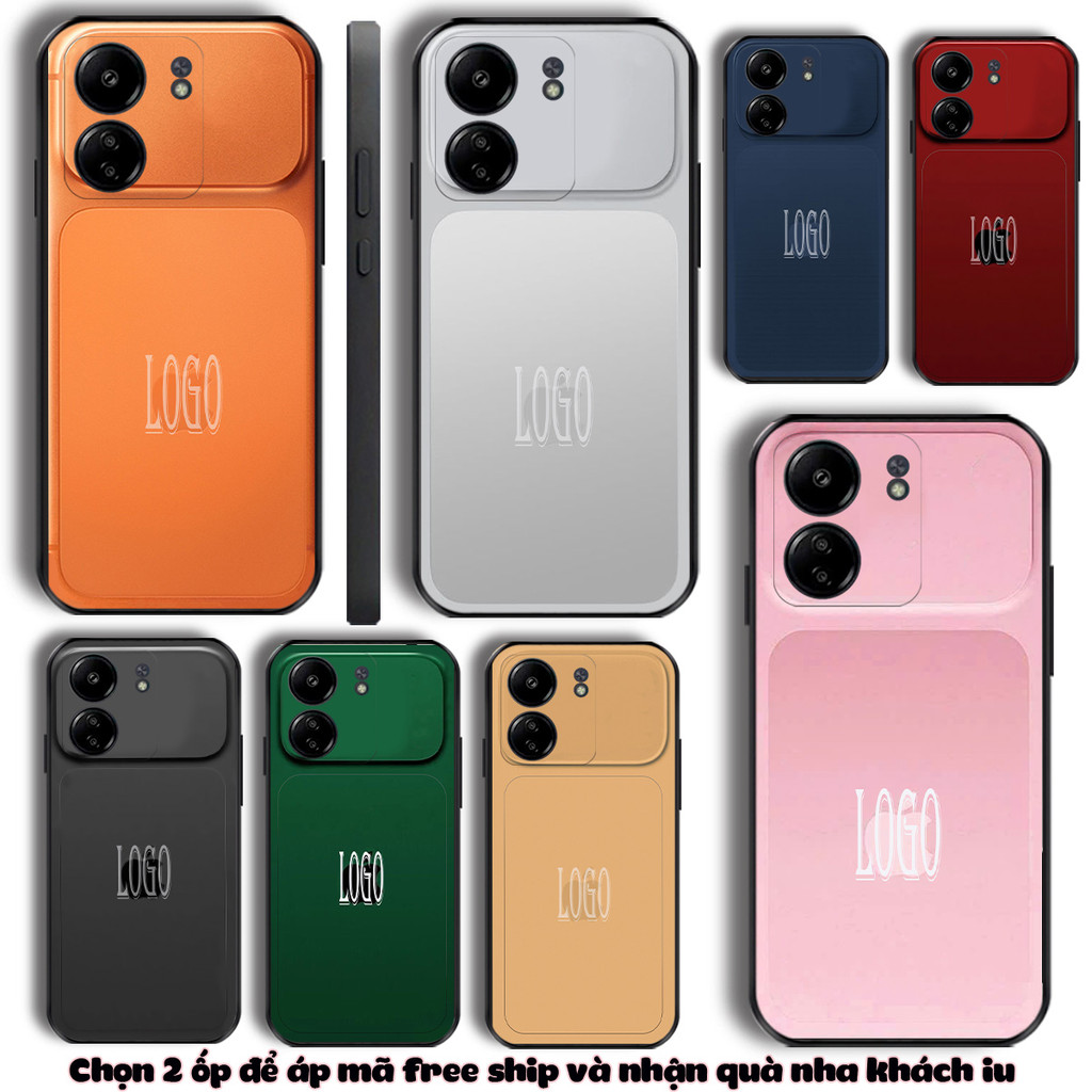 Ốp lưng dành cho Redmi 13C , Poco C65 Turbo 4 in hình ip táo cam vũ trụ hot trend