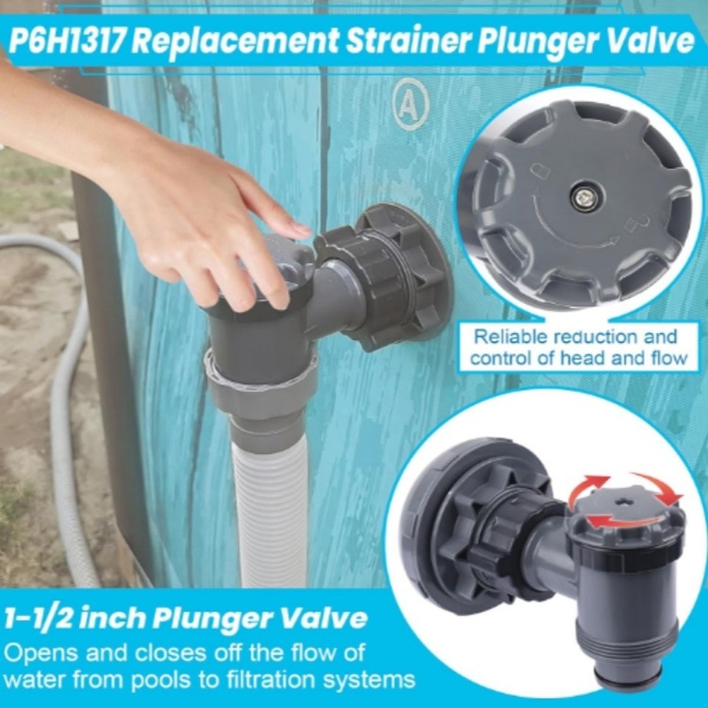[LUSH] Thay thế van pít tông P6H1317 cho bể bơi mặt đất Hnemix 1 1 2 Inch BÁN ỐNG
