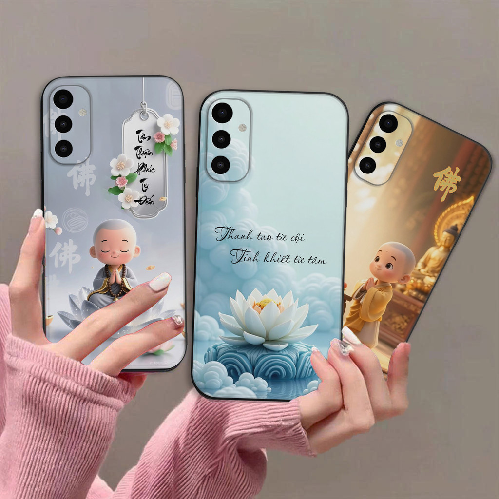 Ốp lưng Samsung A04 / A04s / A04 Core in hình thư pháp, bình an, may mắn