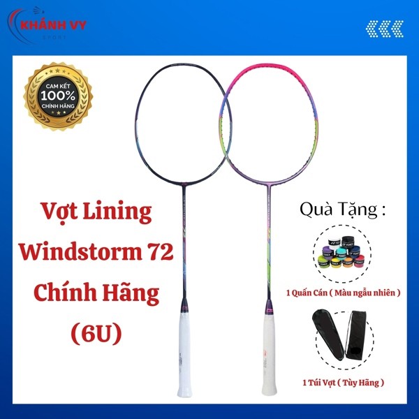 Vợt Cầu Lông Lining Windstorm 72 - 6U Chính Hãng