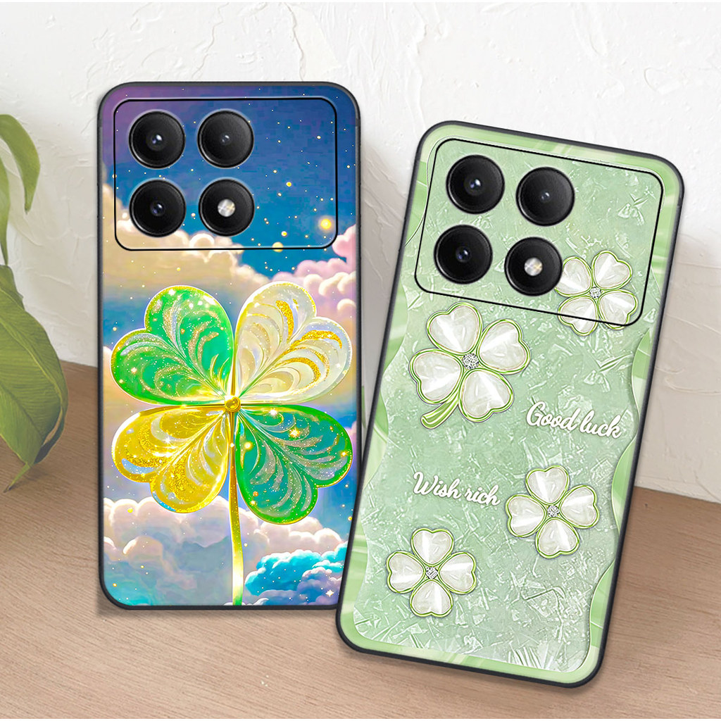 Ốp lưng dành cho Xiaomi Redmi K70 / K70 PRO / K70E / K70 ULTRA in hình hoa cỏ 4 lá clover case