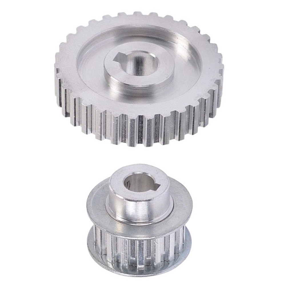 [MỚI] 2 Chiếc Bánh Răng Ròng Rọc Đồng Bộ Kim Loại Đai Động Cơ Bánh Răng Bánh Răng Bánh Răng Cho Cj06