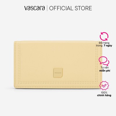 Vascara Ví Cầm Tay Monotone Nhấn Line Trang Trí - WAL 0333