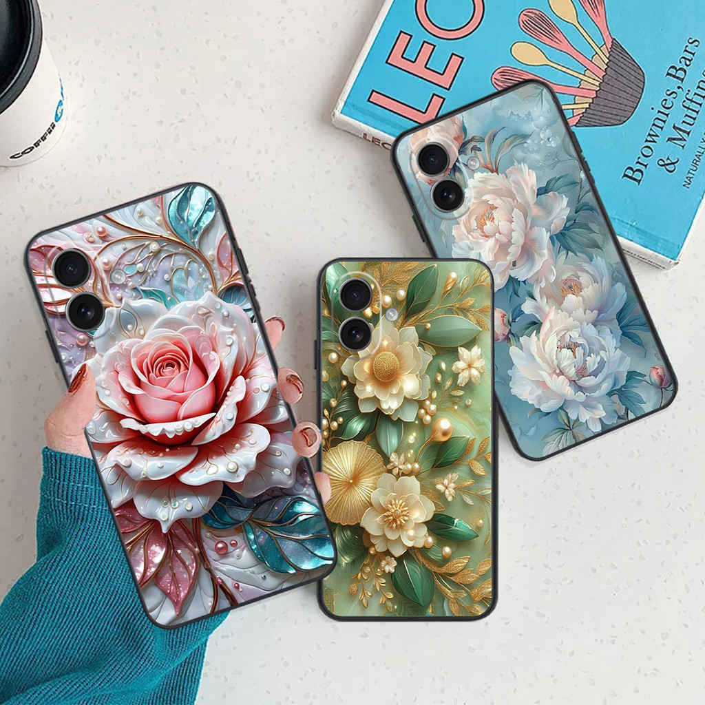 Ốp lưng Iphone 17 / Iphone 17 Pro / Iphone 17 Pro Max in hình hoa sang trọng,đẹp,giá rẻ/PN CASE