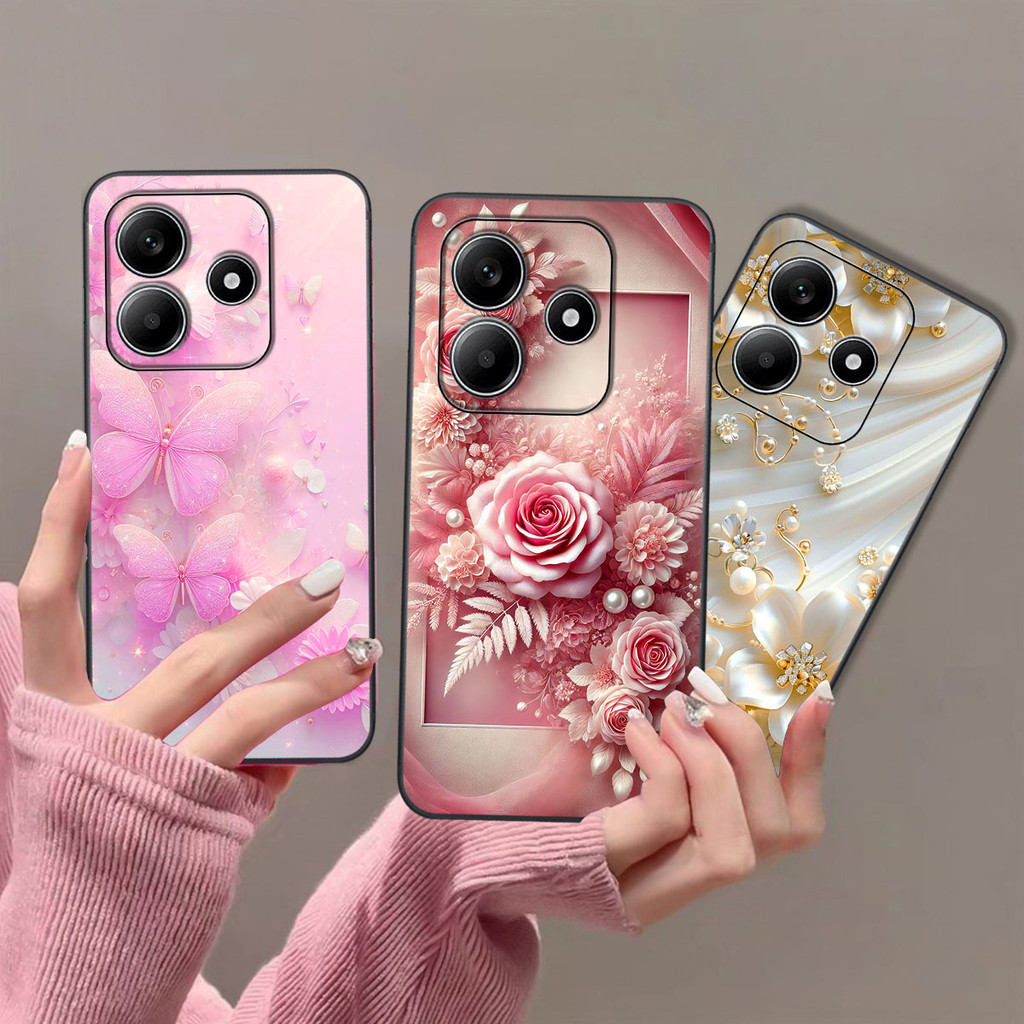 Ốp lưng Xiaomi Redmi Note 14 4G / 5G / Note 14 Pro 5G / 5G / Note 14 Pro+ 5G in hình hoa xinh LUNA C