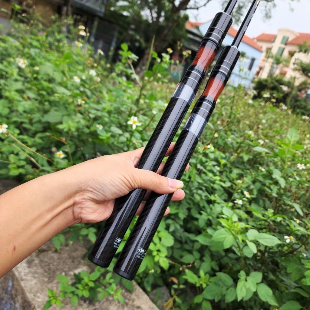 [Yêu Thích] Cần Lure Đứng Orca Black Thế Hệ II - Cán Cacbon - Khoen Fuji