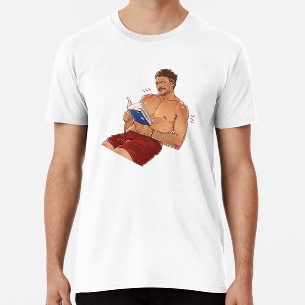 Áo nam ngắn tay Gildan 2025 Pedro Pascal đọc sách xs-3xl 1 cotton