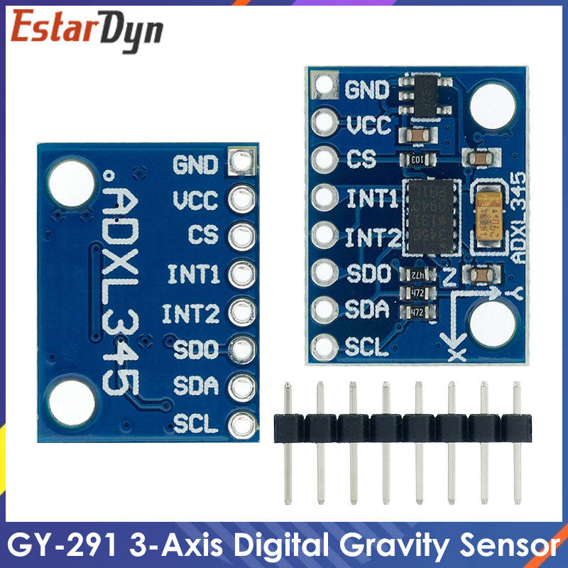 GY-291 ADXL345 mô-đun nghiêng trọng lực tăng tốc ba trục kỹ thuật số IIC / SPI truyền Còn hàng