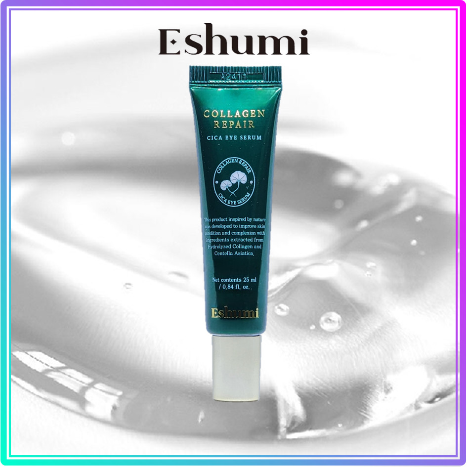 Serum dưỡng mắt cica Eshumi collagen 25mL / Eshumi collagen repair cica eye serum 25mL