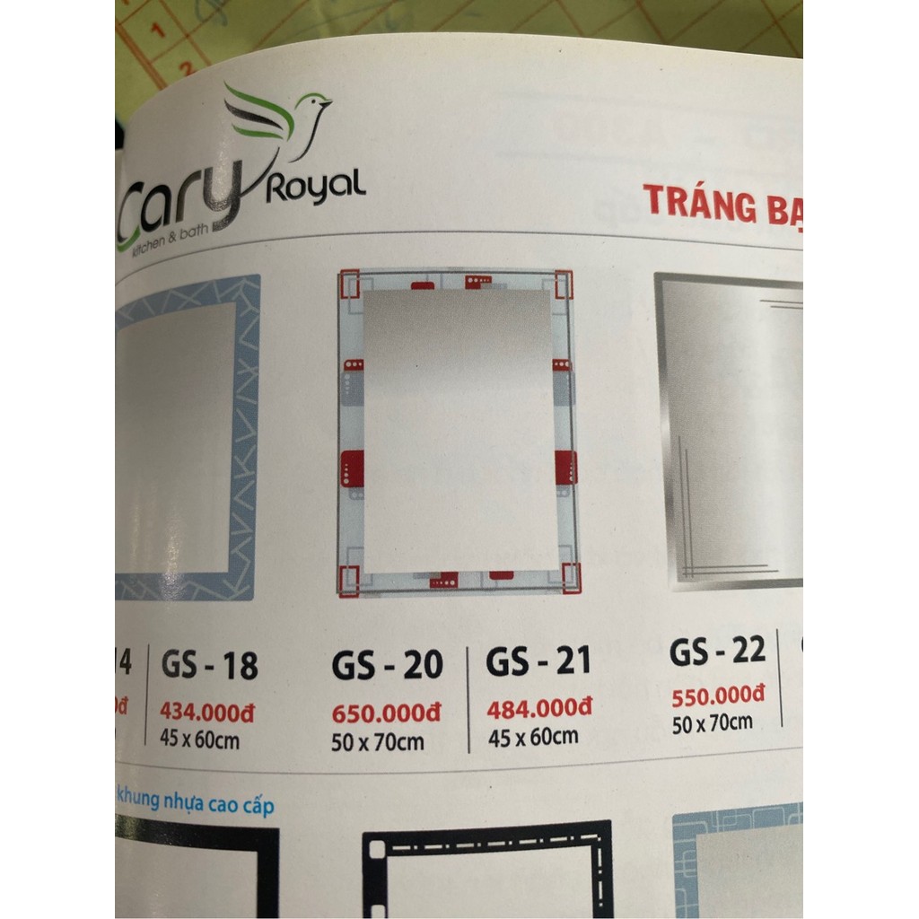 Gương soi 45x60 GS21