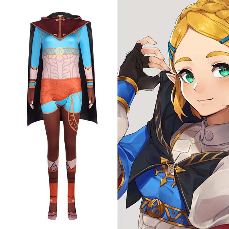 Công Chúa Cosplay Áo Khoác Nữ Trang Phục Anime Trò Chơi Truyền Thuyết Zelda Roleplay Lạ Mắt Trang Ph