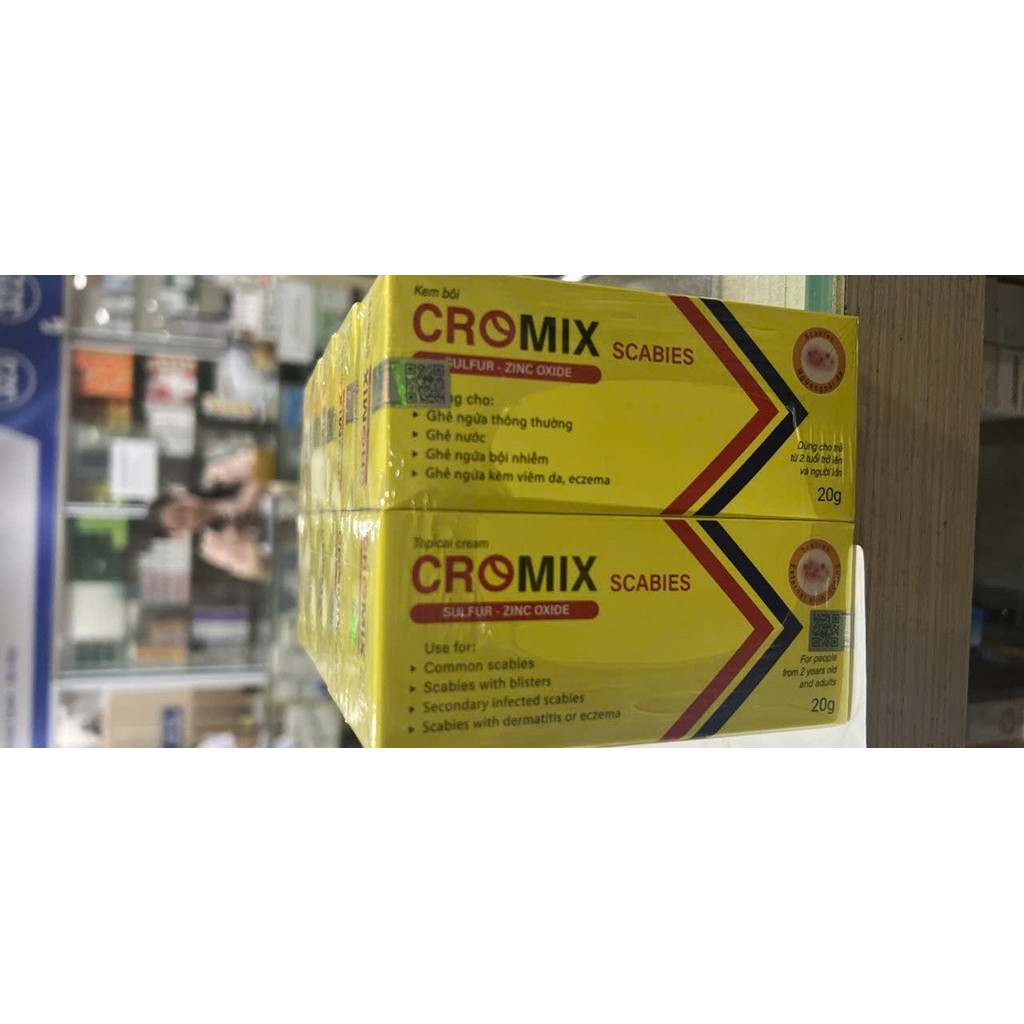 KEM BÔI NGOÀI DA CROMIX 20G