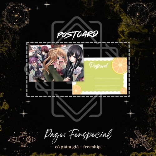 [CHỈ PHỤ KIỆN] Postcard - Citrus - Tập 4 - Bản Đặc Biệt - Đánh Dấu Trang - Fenspecial