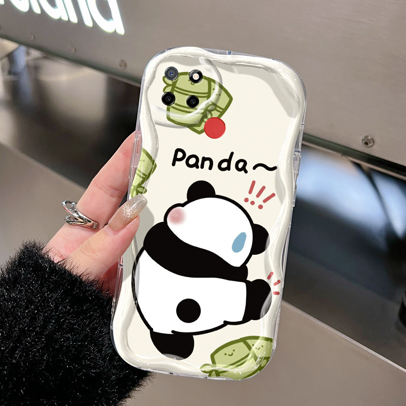 Ốp Lưng Realme C12 C25 C25s C15 C11 2020 C11 2021 C20 C20A C21Y C25Y Case Trong suốt Hoạt hình đáng 