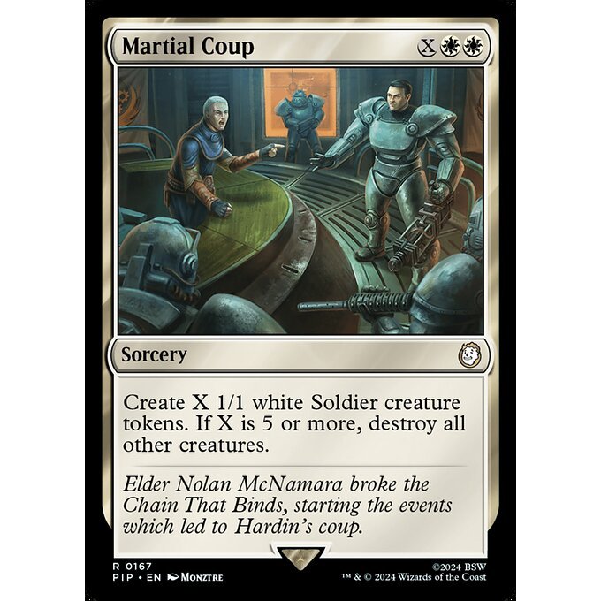 Magic: The Gathering - Fallout - Martial Coup (167)