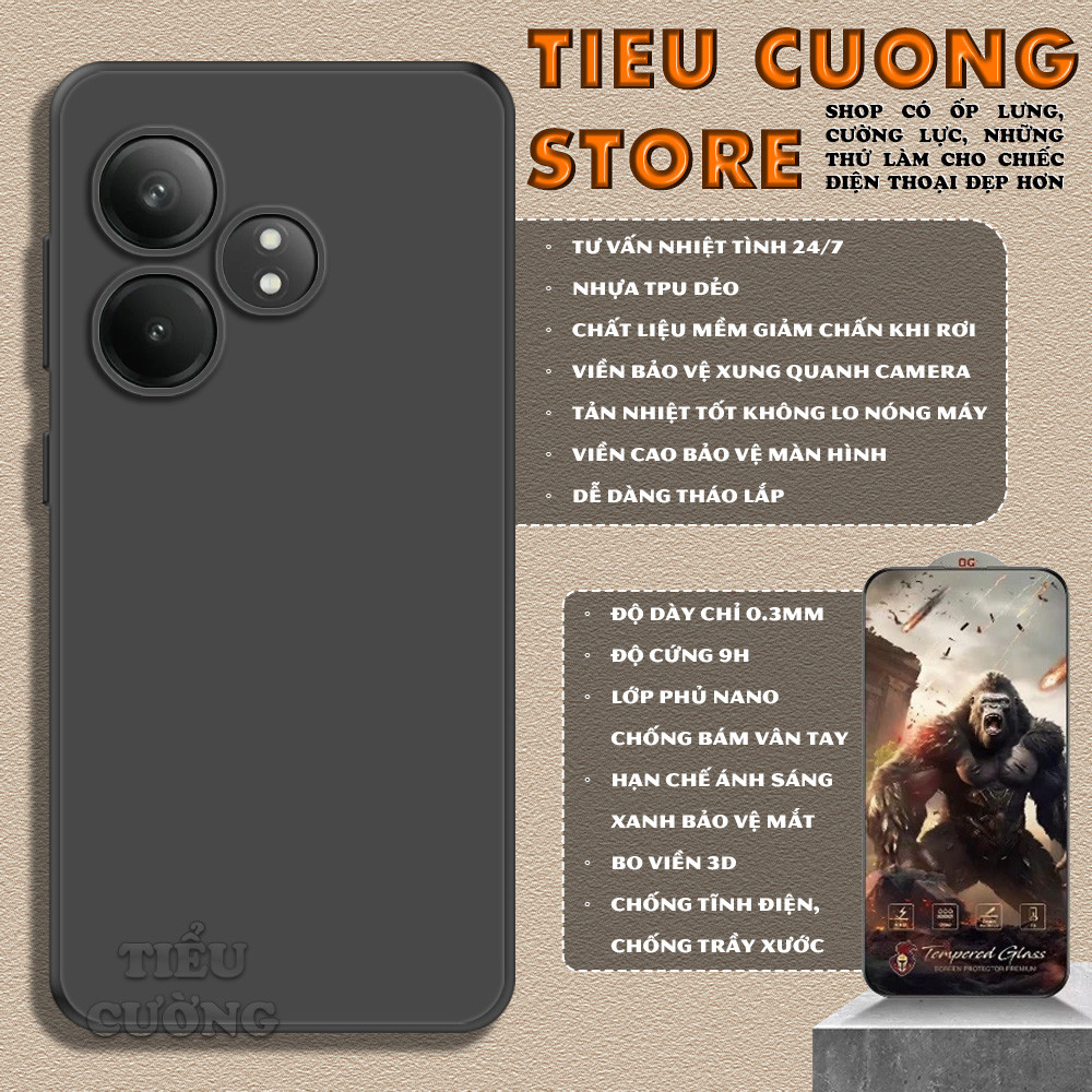 Ốp lưng dành cho REALME GT NEO 5/GT NEO 5 SE/GT NEO 6 SE NHỰA TPU DẺO BẢO VỆ CAMERA TOÀN DIỆN