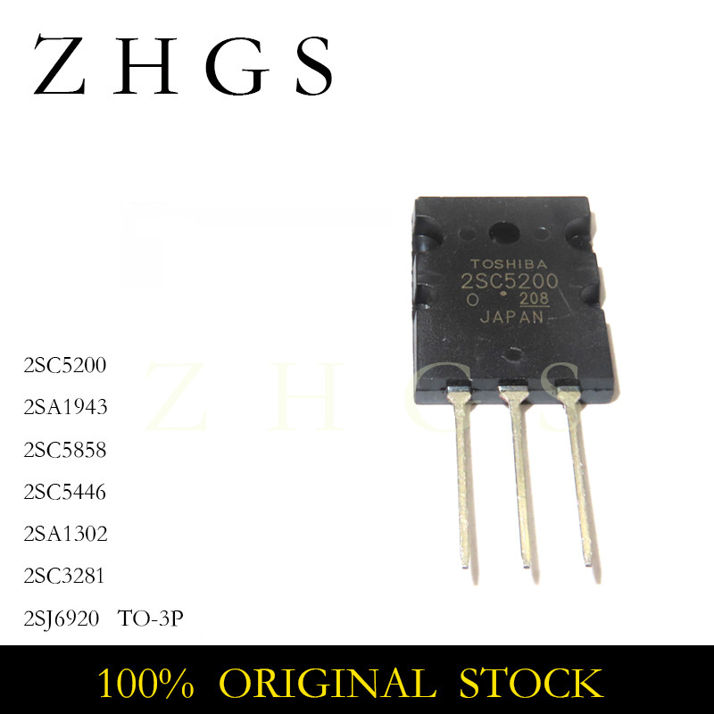 5 CÁI 2SC5200 TO-3P C5200 TO-3P 5200 2SA1943 A1943 2SC5858 C5858 2SC5446 C5446 2SA1302 2SC3281 A1302