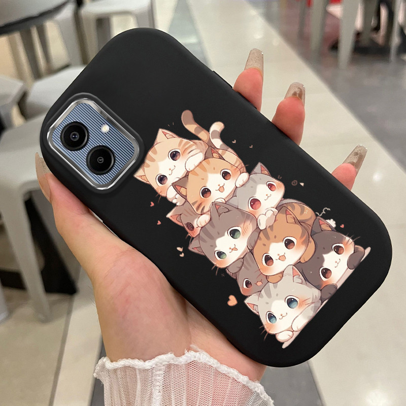 Ốp Lưng Samsung A06 4G A06 5G A05 F05 M05 A05s Case Mèo siêu đáng yêu