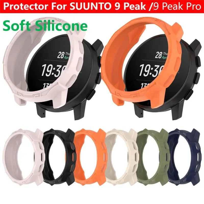 Vỏ bảo vệ TPU cho SUUNTO 9 Peak Pro Vỏ đồng hồ thông minh Vỏ silicon mềm trong suốt Vỏ bảo vệ màn hì