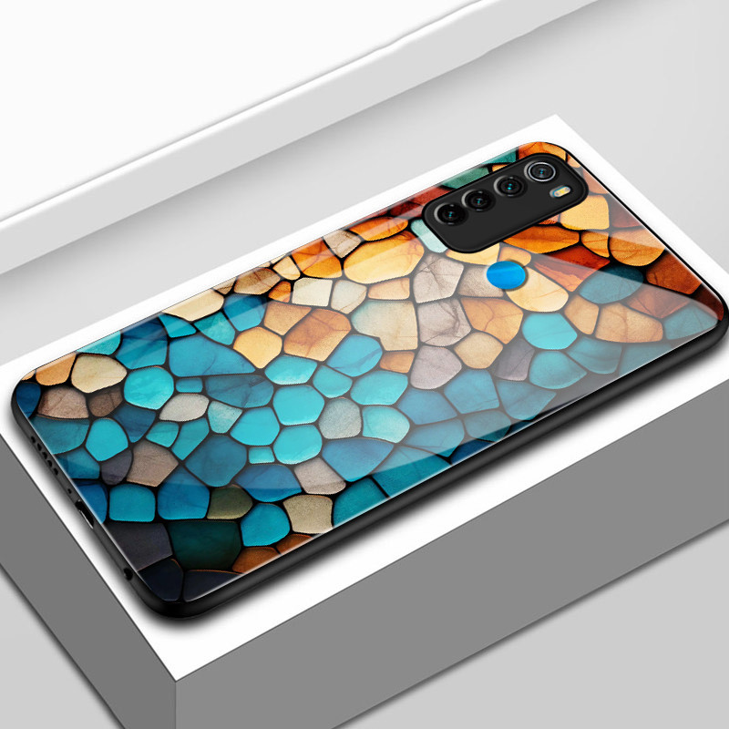 Ốp Lưng Cho Xiaomi Redmi Note 8 8T 8 Pro Điện Thoại Pebble Vỏ Kính Chống Sốc