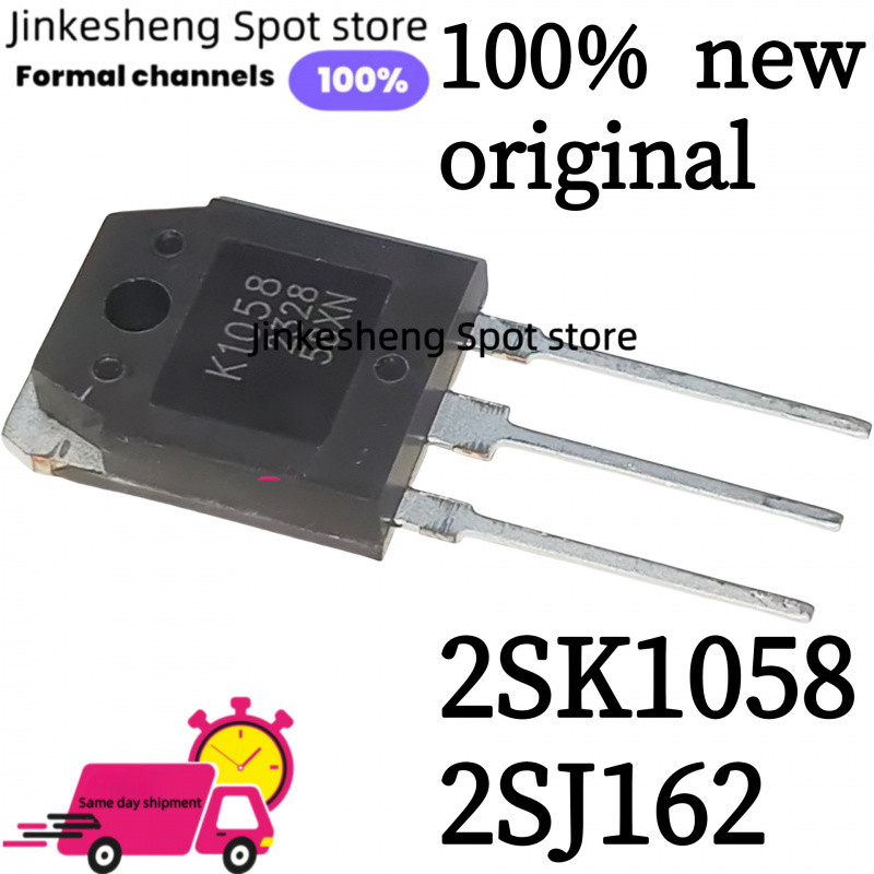 10 - 5 pares 100% mới nguyên bản 2SK1058 2SJ162 J162 K1058 to-3p Punto fresco