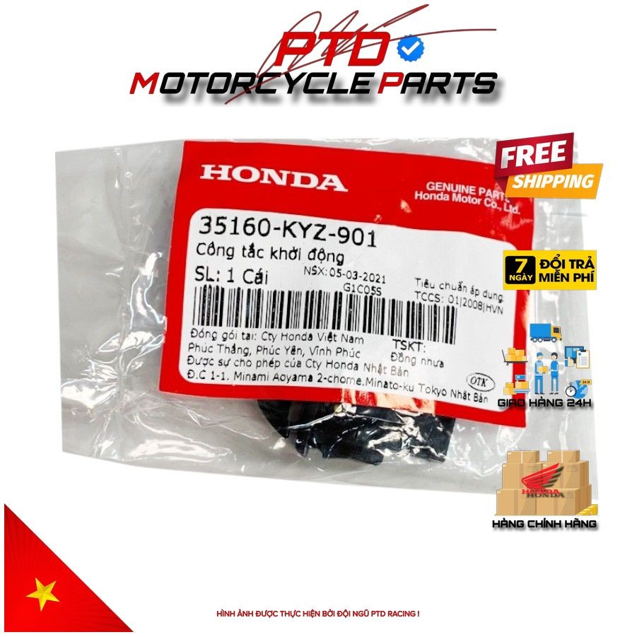 Công tắc khởi động HONDA AB 125 / Future / Lead /Sh Mode / Pcx / Vision  _(35160KYZ901)_H636
