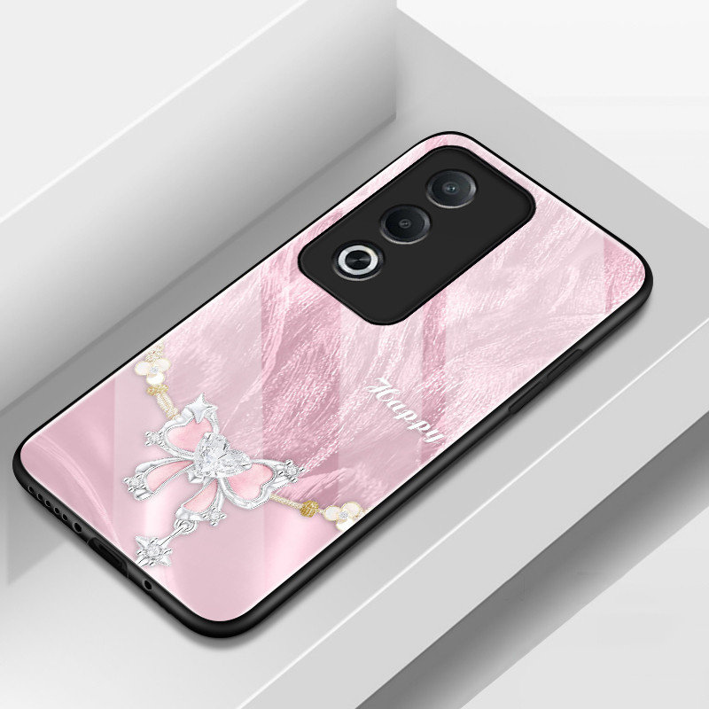 Ốp Lưng Cho OPPO A3 Pro 5G A80 5G Vỏ Kính Silicon Chống Sốc
