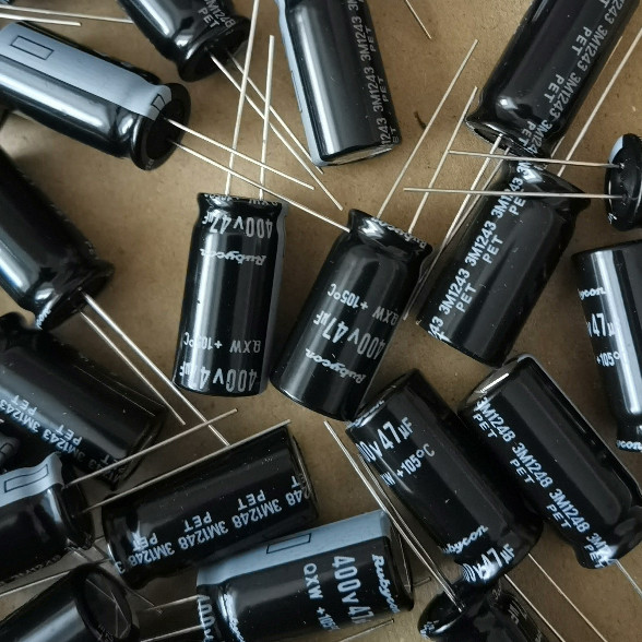 3 Chiếc 47UF 400V Nhật Bản Rubycon RUBYCON Tụ 400V47UF 12.5 * 25 QXW