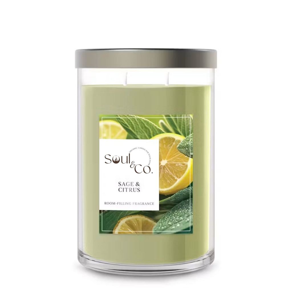 Soul&Co. Nến thơm CITRUS - Hương thơm của cây xô cùng chanh tươi SAGE&CITRUS