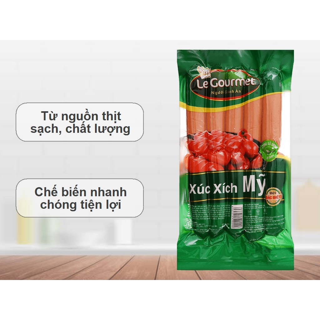 Xúc xích Mỹ Le Gourmet gói 500g