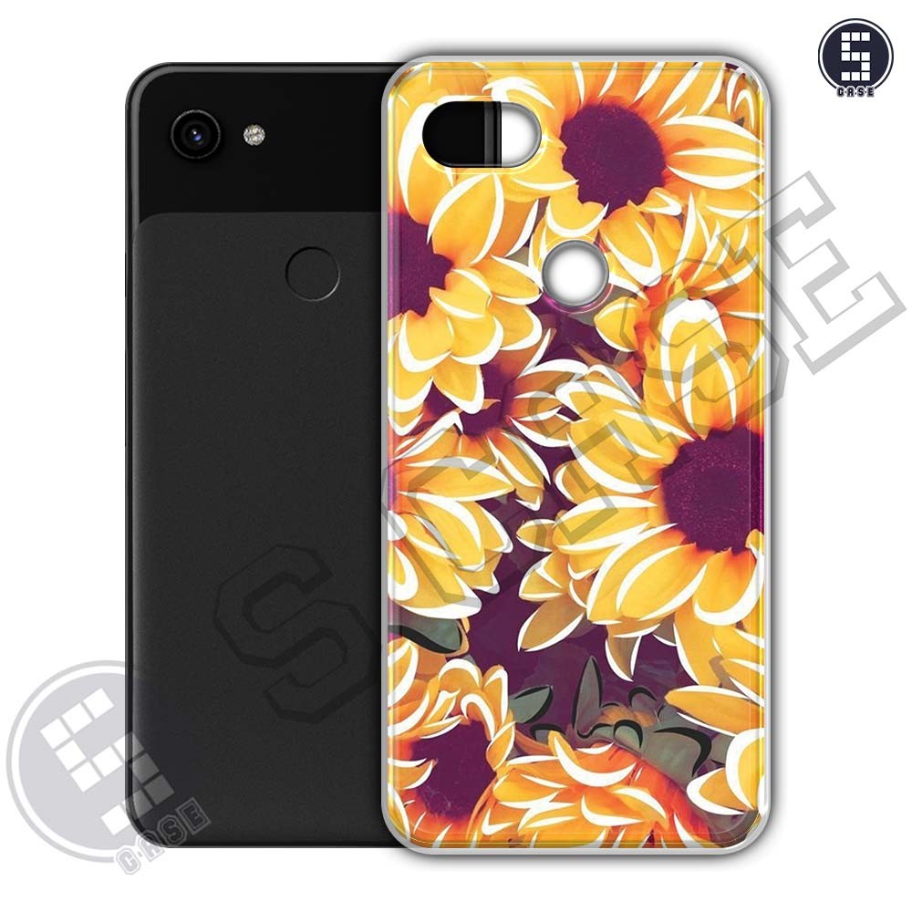 Ốp Lưng Cho Google Pixel 3A XL, Pixel 3A Nhiều Mẫu SLC09 Flower Art