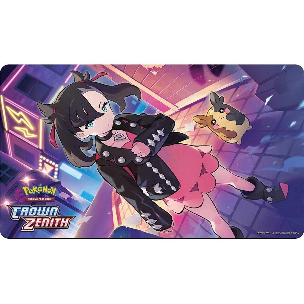 Thảm Đấu Bài Crown Zenith Premium Collection Marnie & Morpeko Playmat