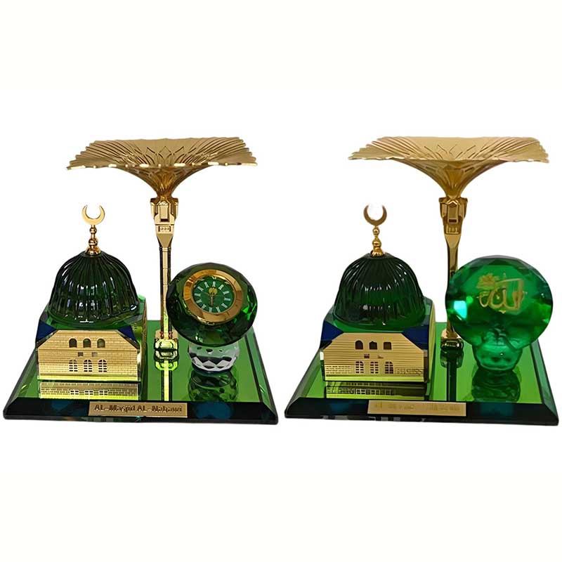 Đồ trang trí Hồi giáo Kaaba, trang trí tôn giáo Tianfang, chất liệu pha lê kính