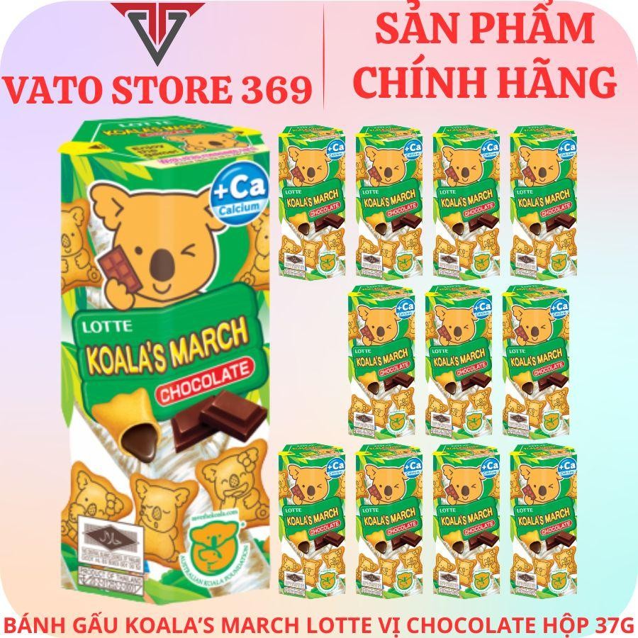 Bánh gấu KOALA'S MARCH nhân chocolate hộp 37g